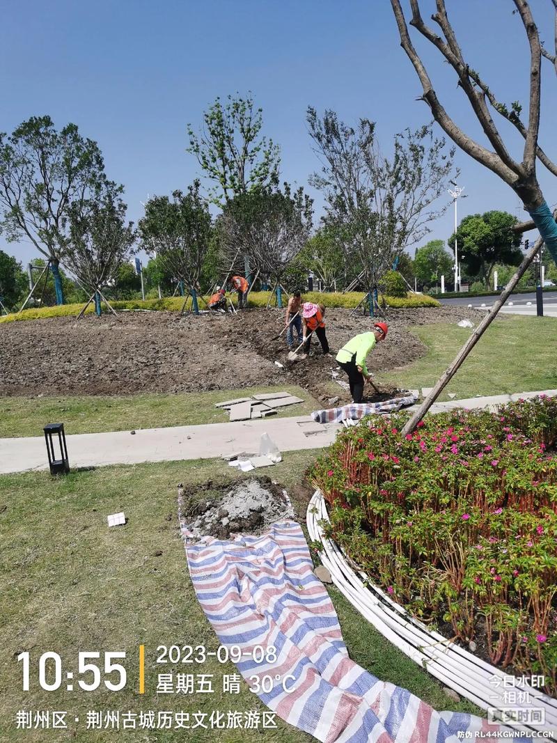 現(xiàn)場實拍 體育場地設(shè)施工程施工——景區(qū)建設(shè)中的園林綠化工程新篇章